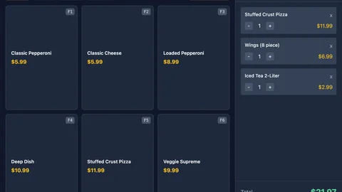Screenshot of Zero Crust POS Simulator